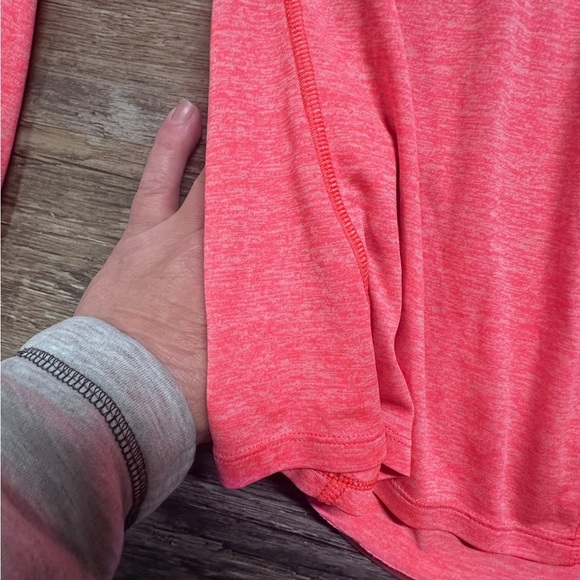 Under Armour Pink Half Zip Fitted Long Sleeve Top - Picture 5 of 6